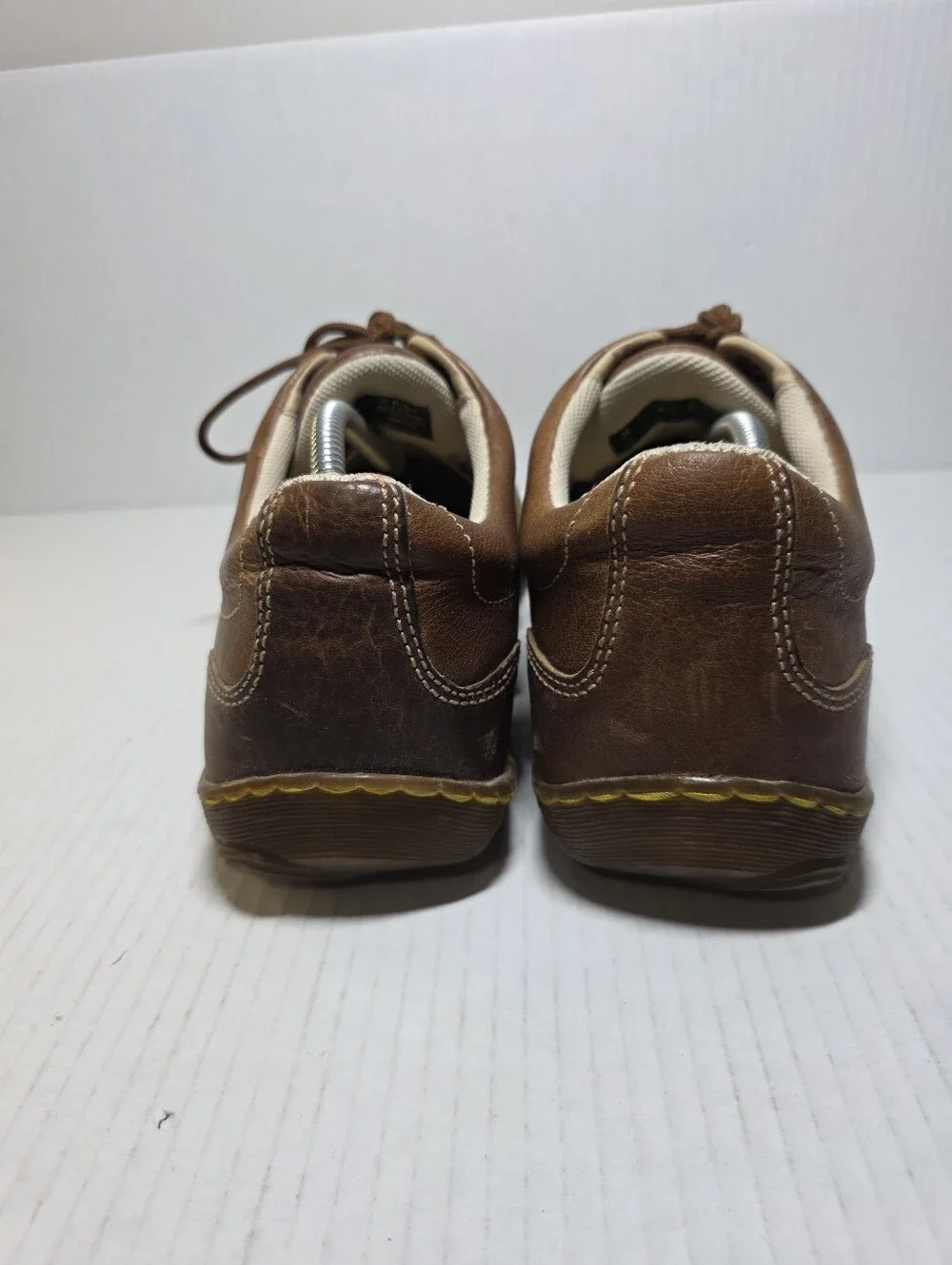Dr Martens Shoes Mens 11 Brown Air Wair Cushion Soles Leather Lace Up Sneaker